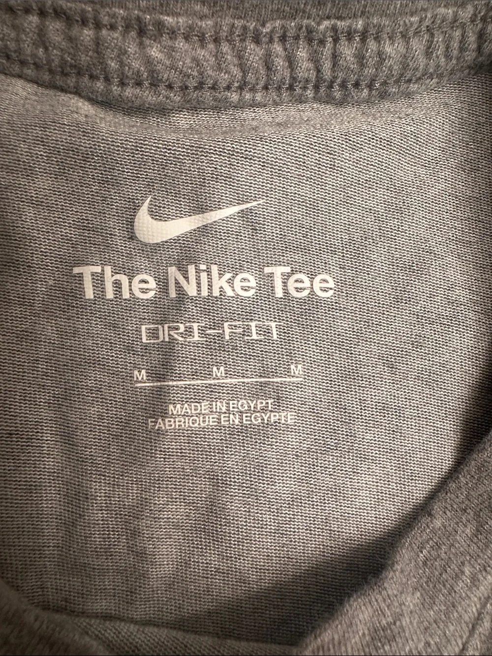 Nike Gray Men’s Short Sleeve Performance Tee